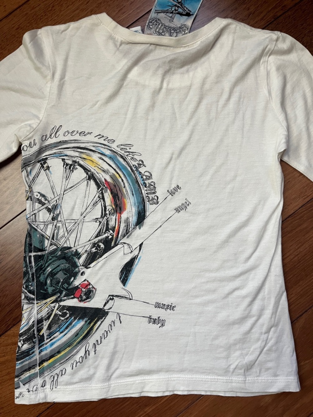 NWOT L.A.M.B. Bicycle Wheel Long Sleeve Tee PRICE FIRM - Picture 5 of 9